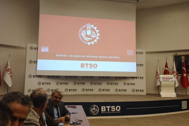 BTSO'da İnşaat Sektörü ve Küresel Gelişmeler Toplantısı (2)
